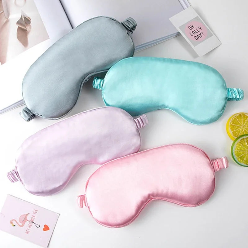 Breathable Faux Silk Sleeping Mask Relaxing Eye Care