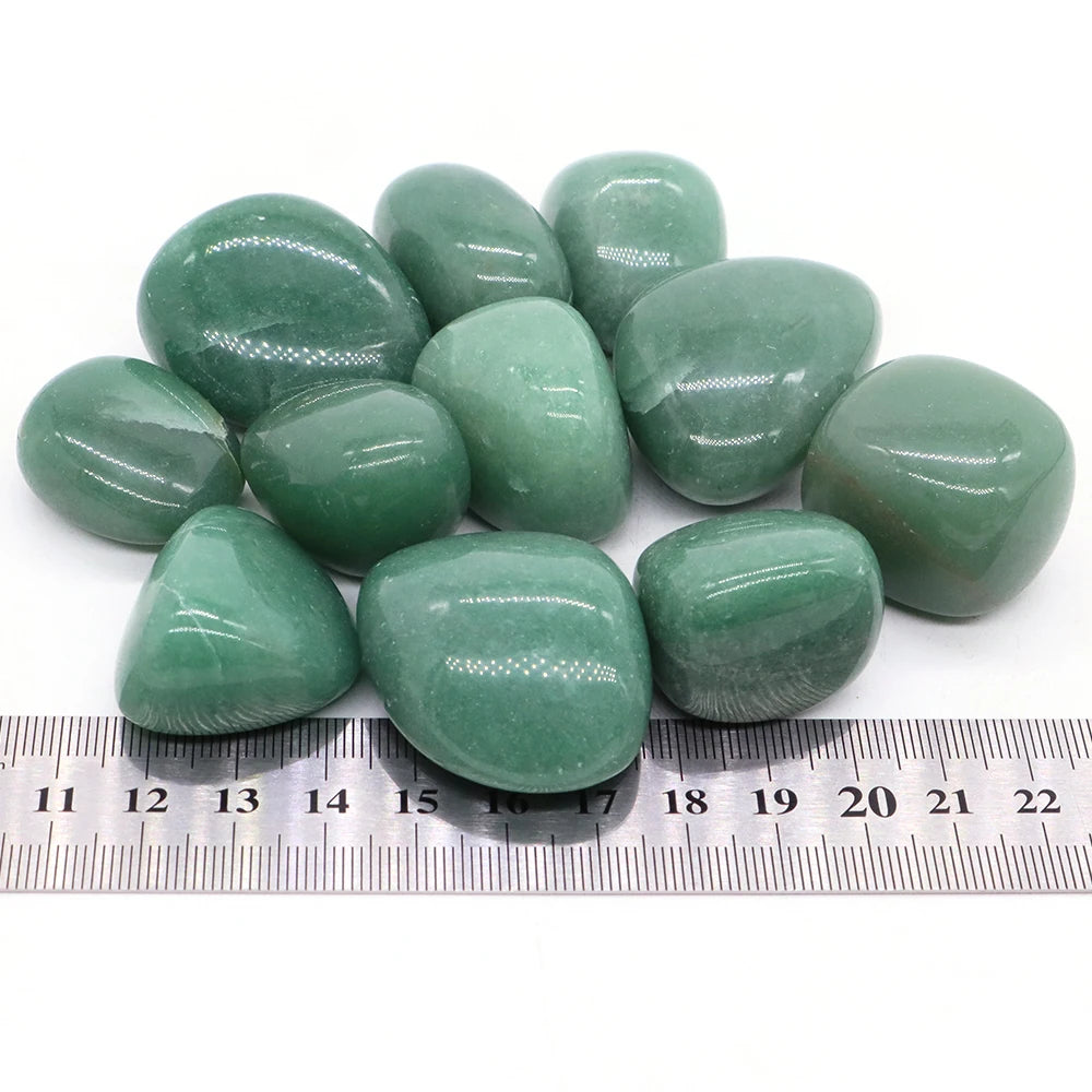 Lucky Natural Green Aventurine Stone for Home Decoration