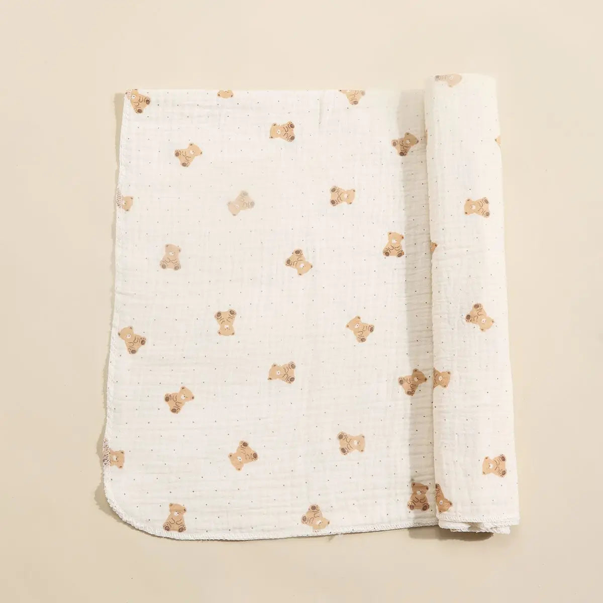 Multi-Purpose Cotton Muslin Newborn Baby Swaddle Blanket For Mother And Baby