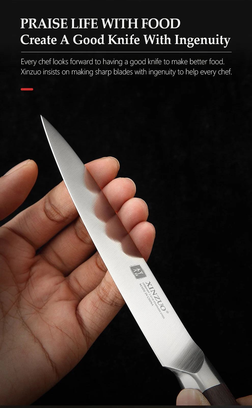 Bộ Dao XINZUO Nhà Bếp Cao Cấp - Sắc Bén & Tiện Dụng