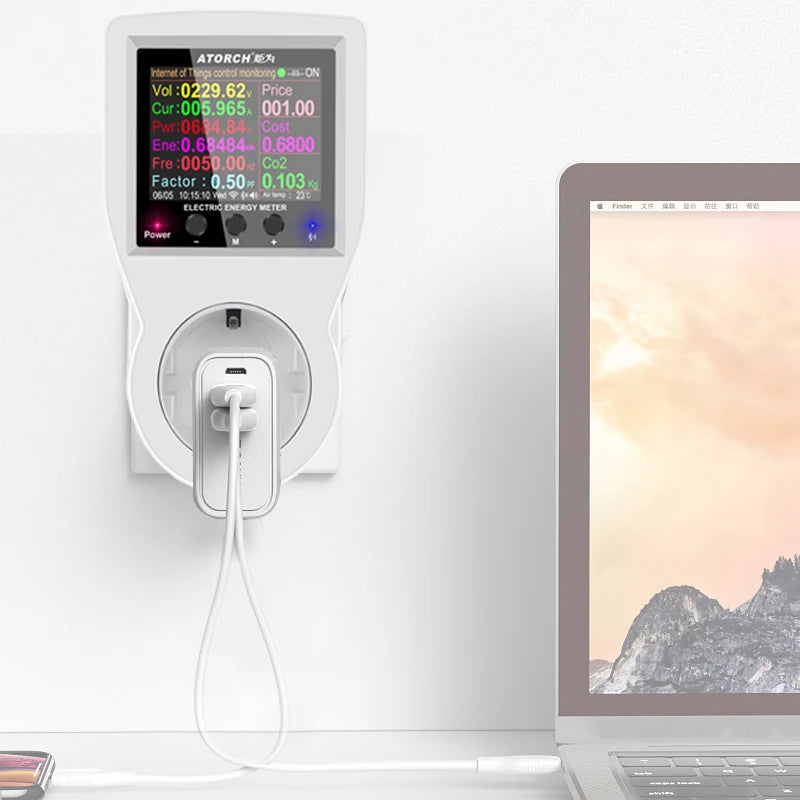 Ổ Cắm Thông Minh Đo Điện Năng WIFI Đa Chuẩn Quốc Tế