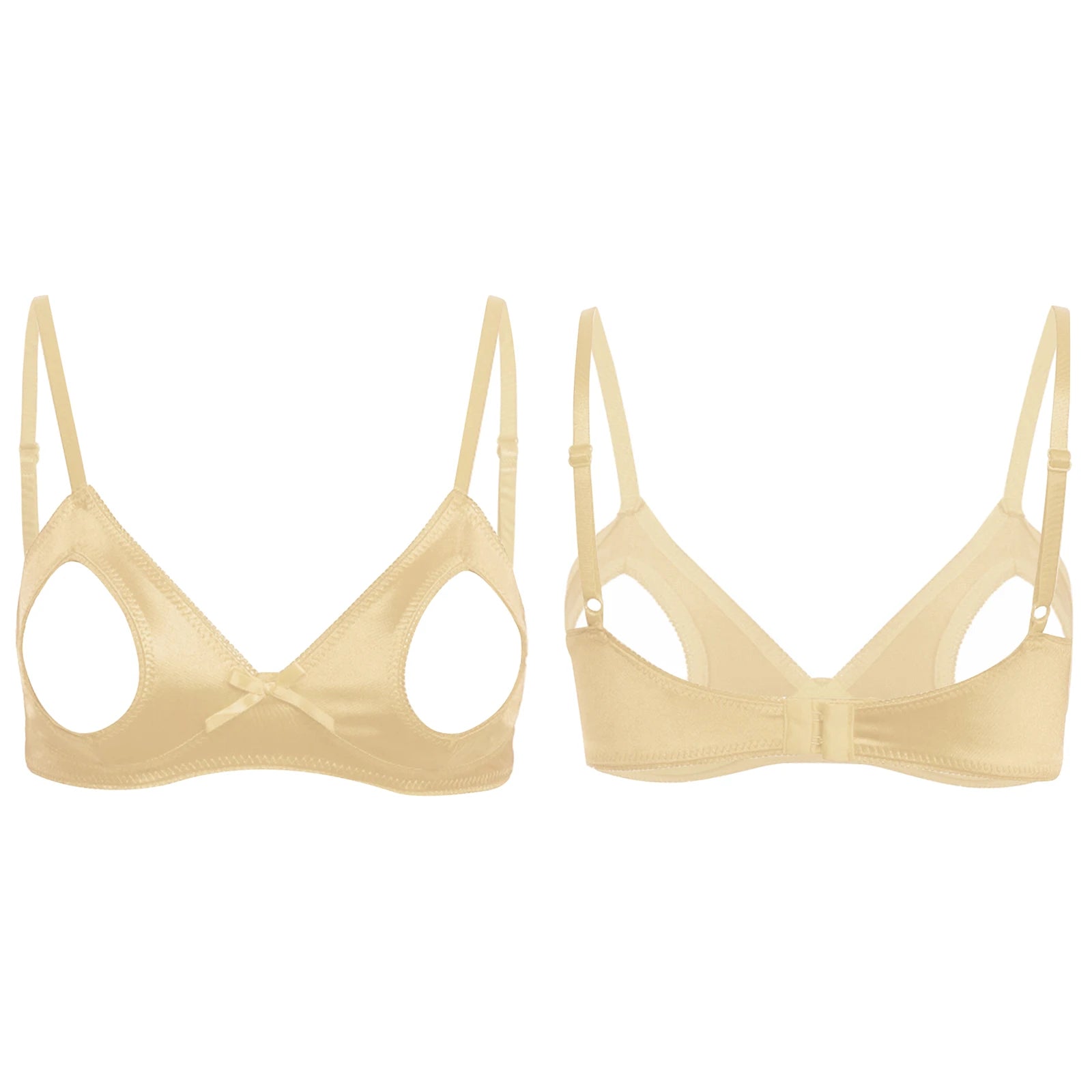 Sexy Lace Bra Open Back Adjustable Sexy Couple Bra