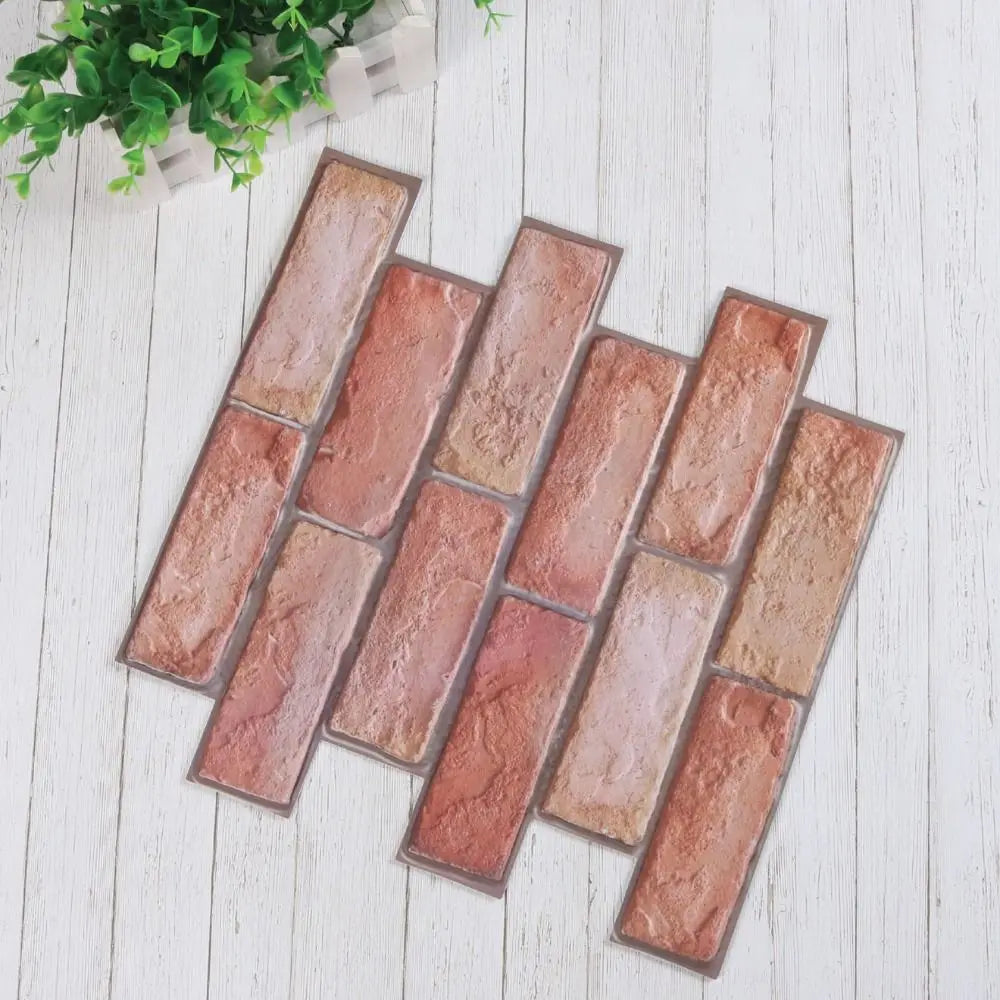 Tấm ốp tường 3D chống nước giả gạch trang trí