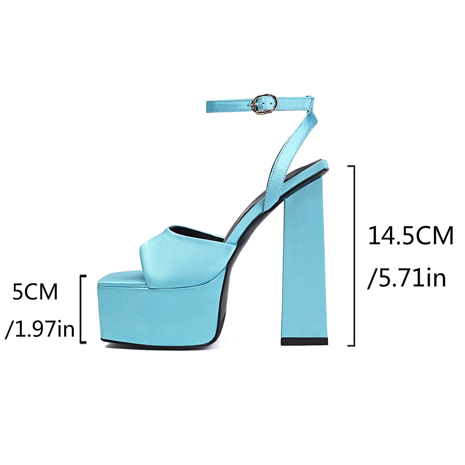 Arden Furtado 2025 Satin Green High Heel Sandals