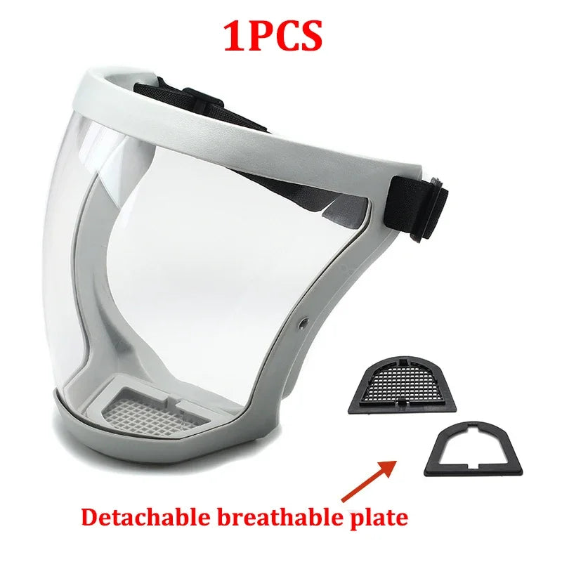 Outdoor Waterproof Transparent Protective Mask