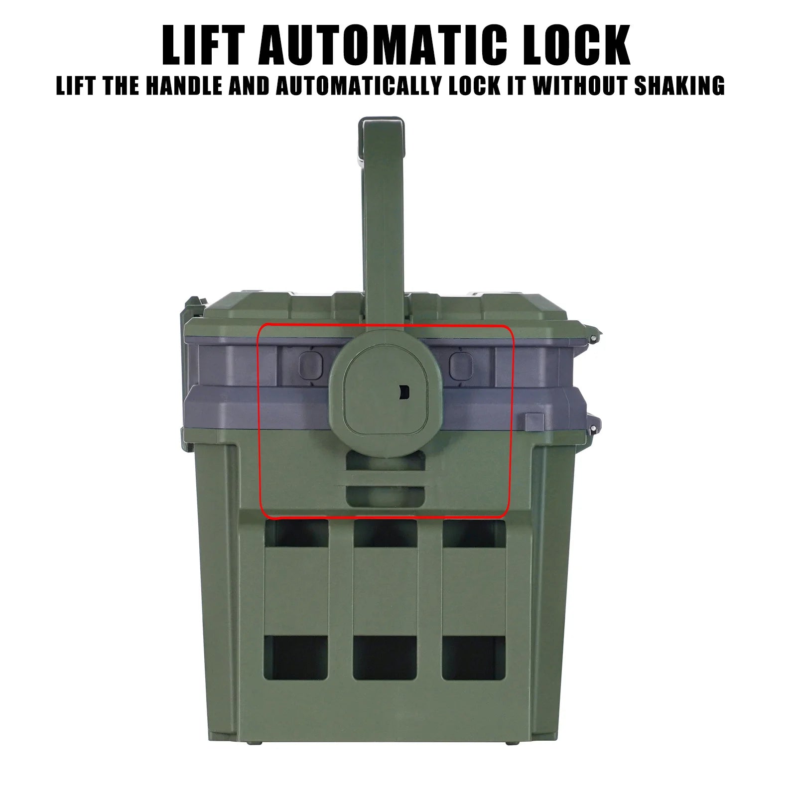 19.5L Multi-Function Fishing Box with Rod Holder &amp; Cup