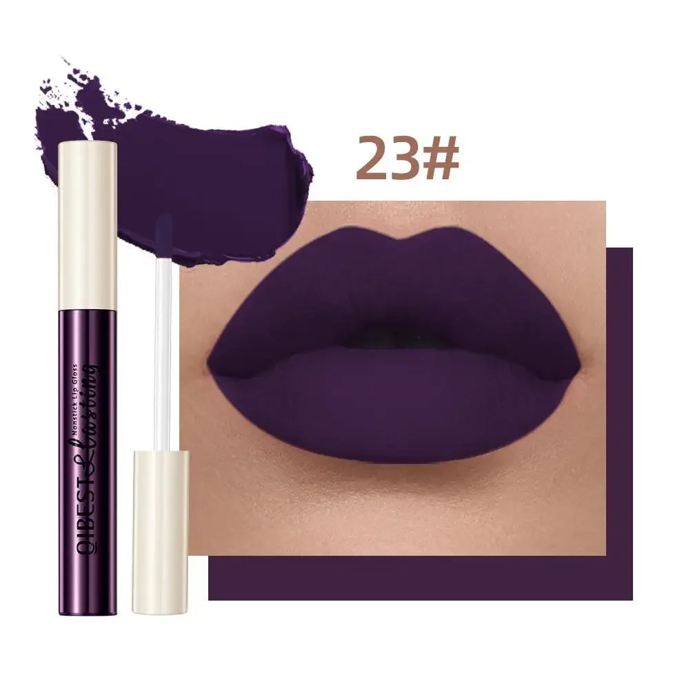 Long-lasting Matte Lipstick 24 Colors - Attractive &amp; Waterproof