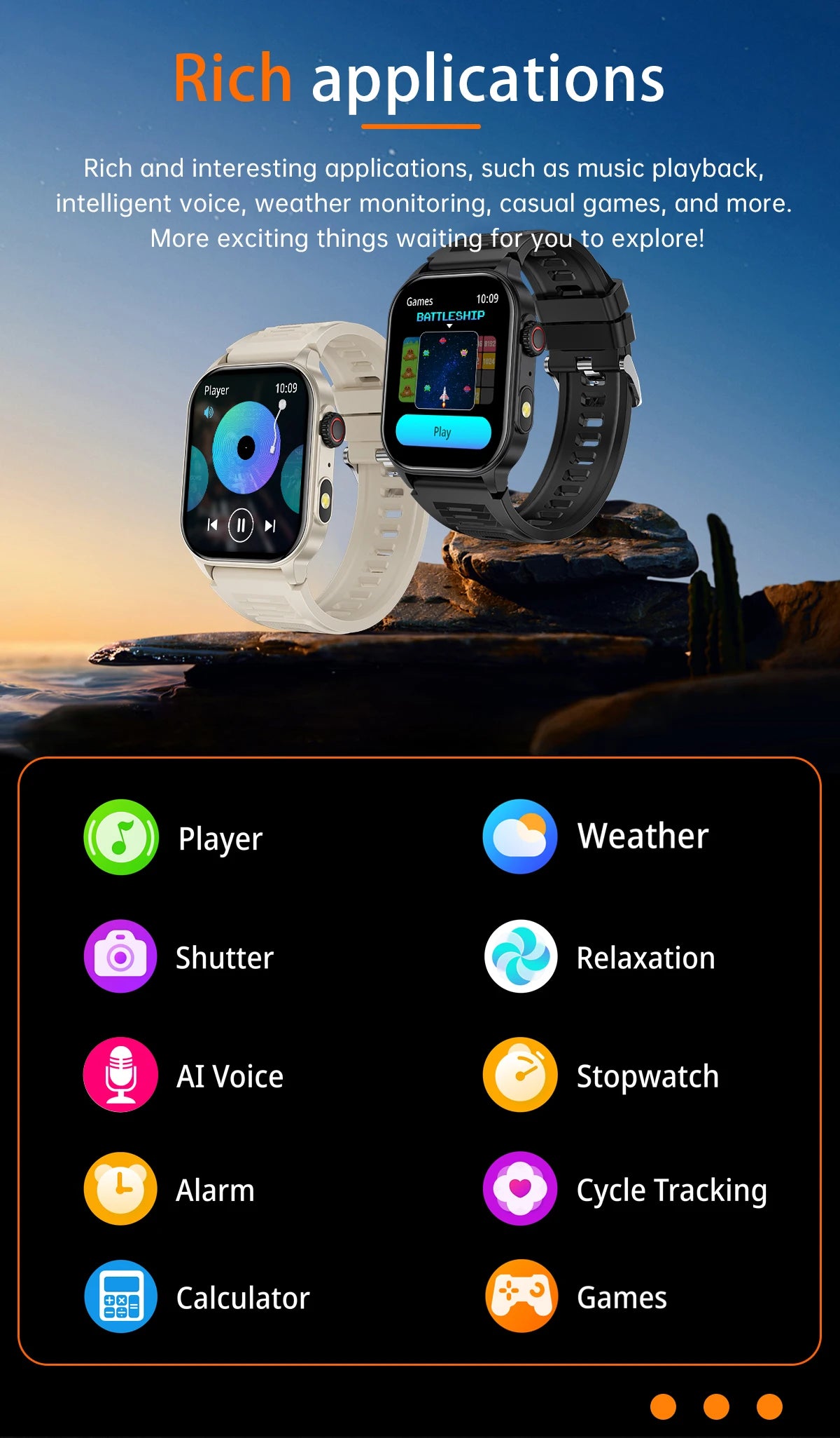LIGE 2.01 Smart Watch Bluetooth Call Health