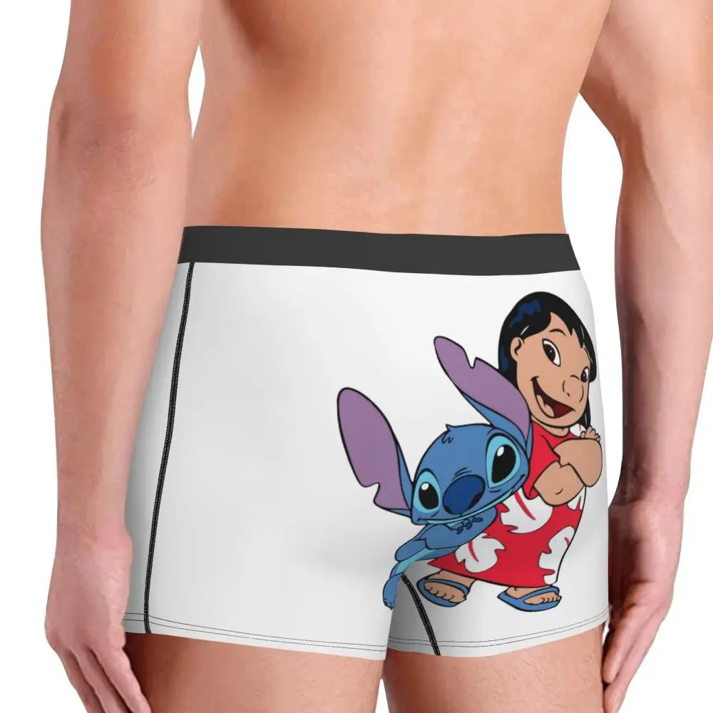 Quần Sịp Nam Lilo Stitch Thoải Mái Phong Cách Anime