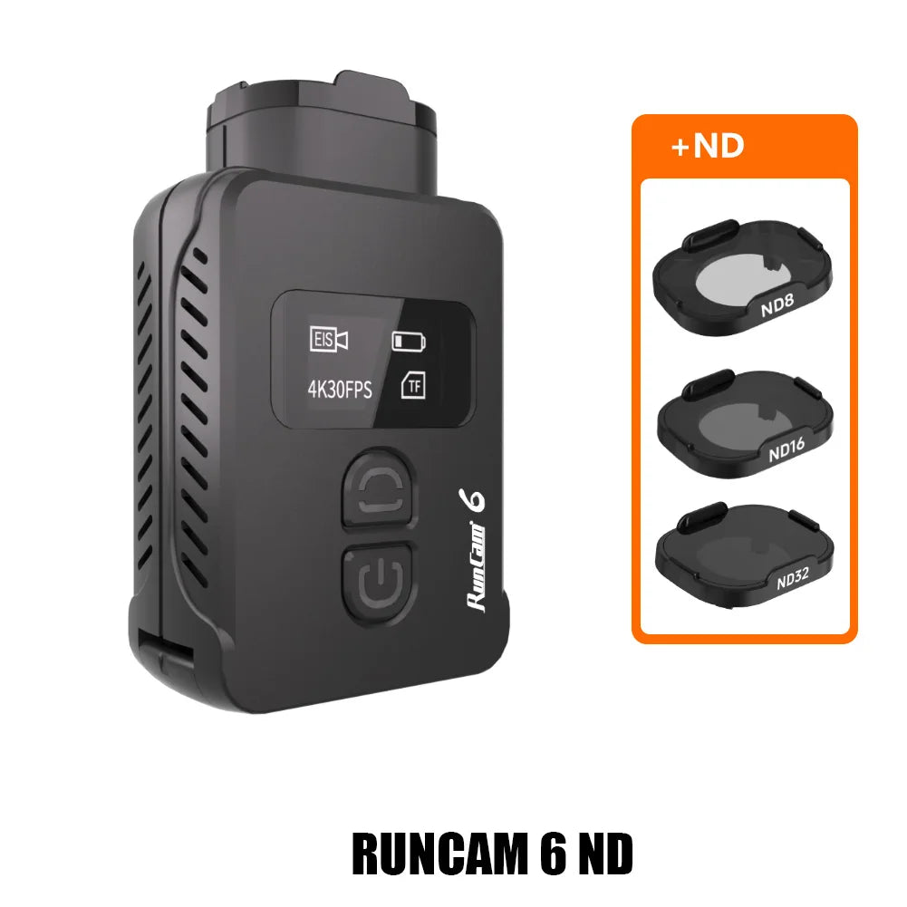 RunCam 6 4K FPV WiFi Camera, 12MP Sharp Recording