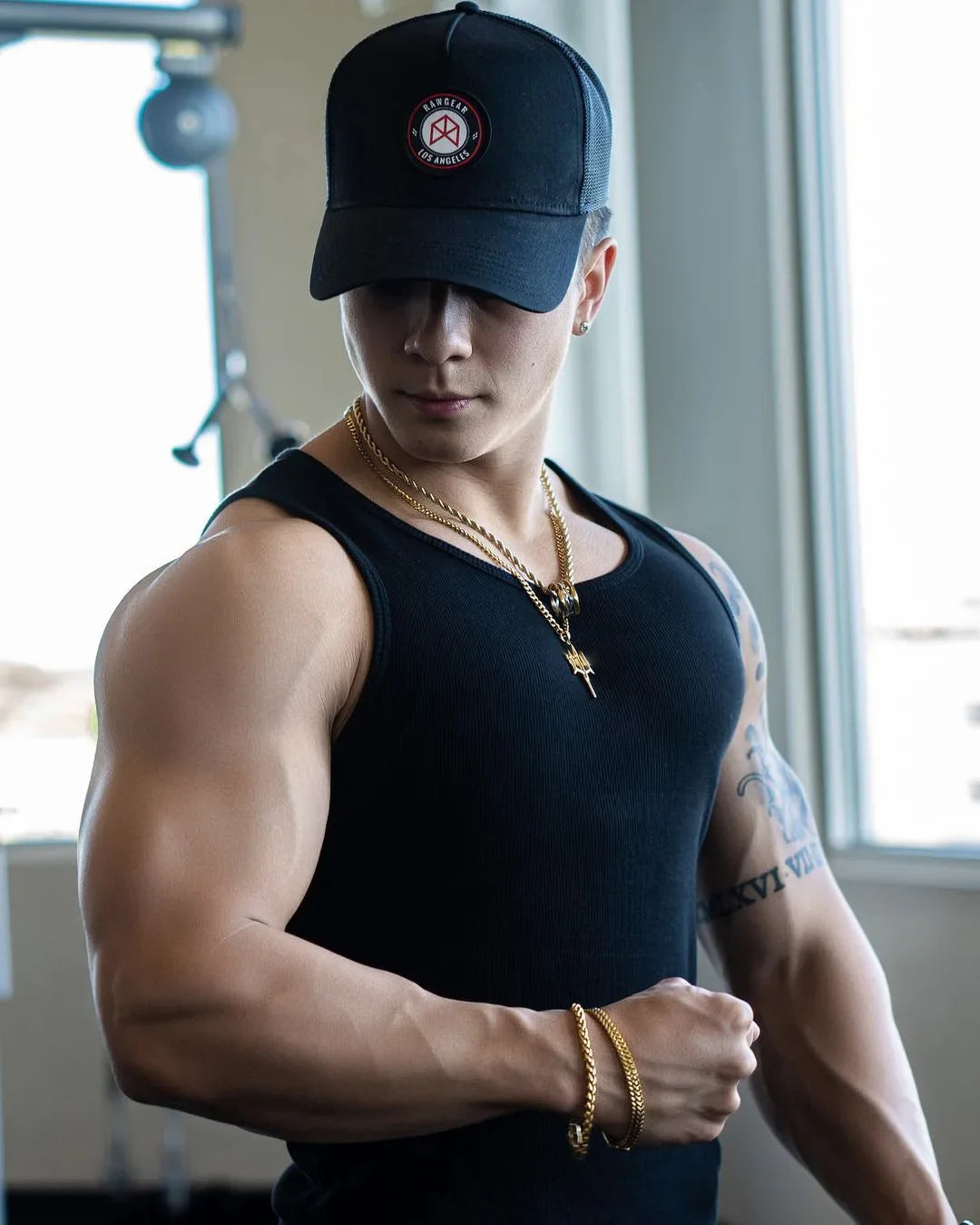 Men's Gym Tank Breathable Size M-3XL Body Fit