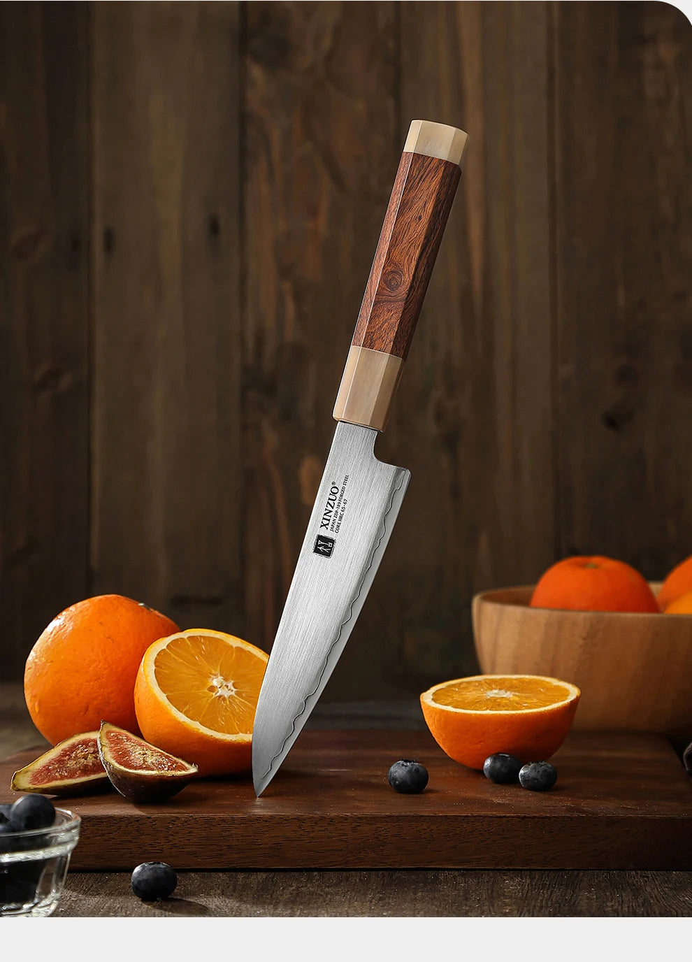 Dao Nhà Bếp XINZUO 5.5 Lưỡi Thép Nhật ZDP189 Cao Cấp
