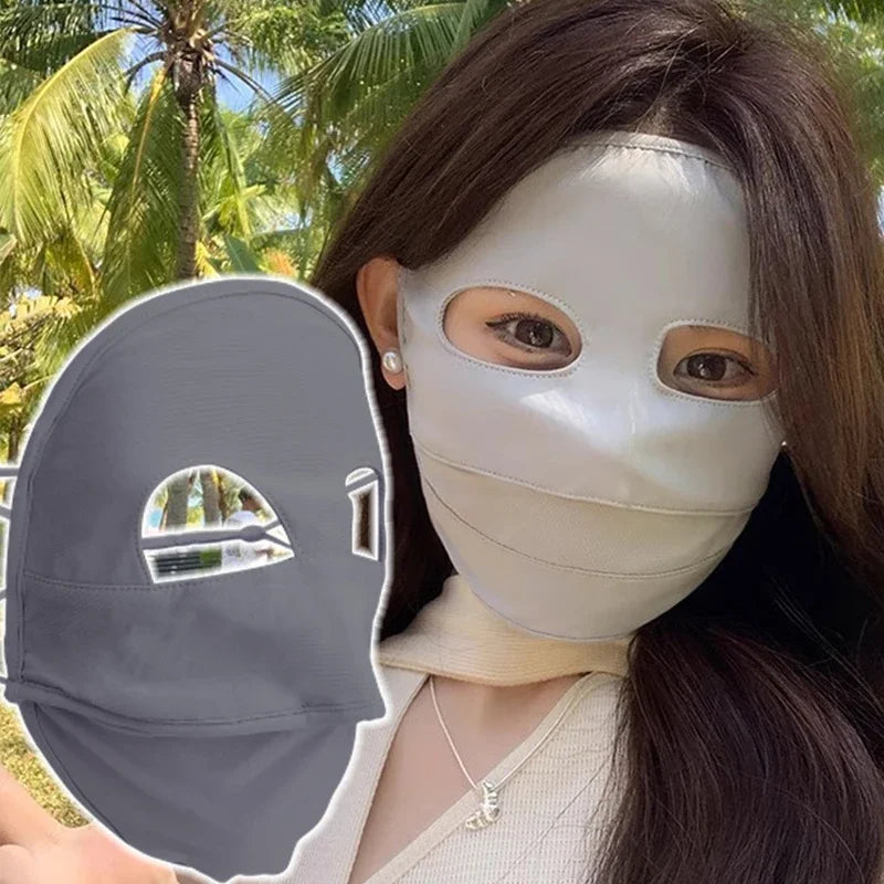 UV 2025 Full Coverage Sunscreen Mask - Reusable
