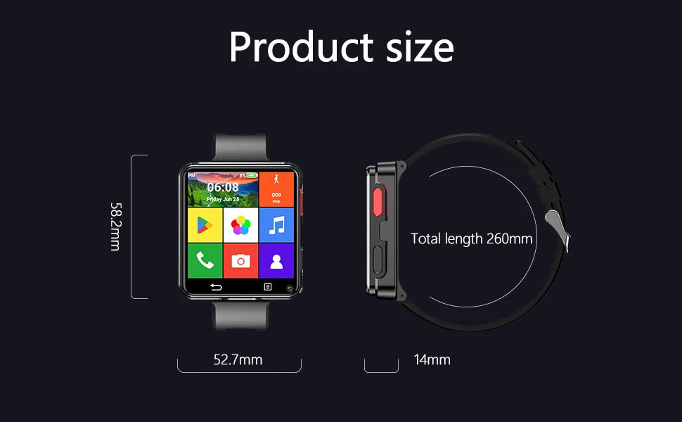 Đồng Hồ Thông Minh S998 4G Chống Nước Cho Nam Nữ 2024