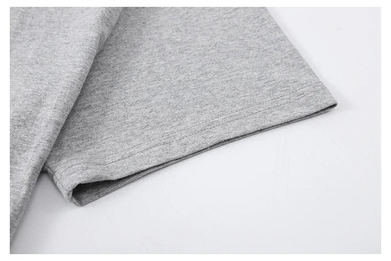 Men's Funny Printed T-Shirt, Loose Cotton Material