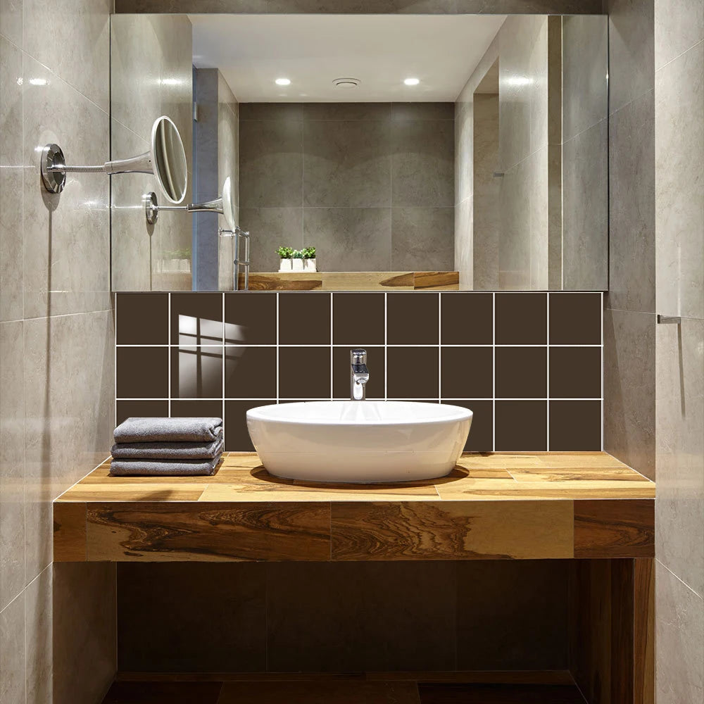 10 pieces of waterproof turquoise wall tiles