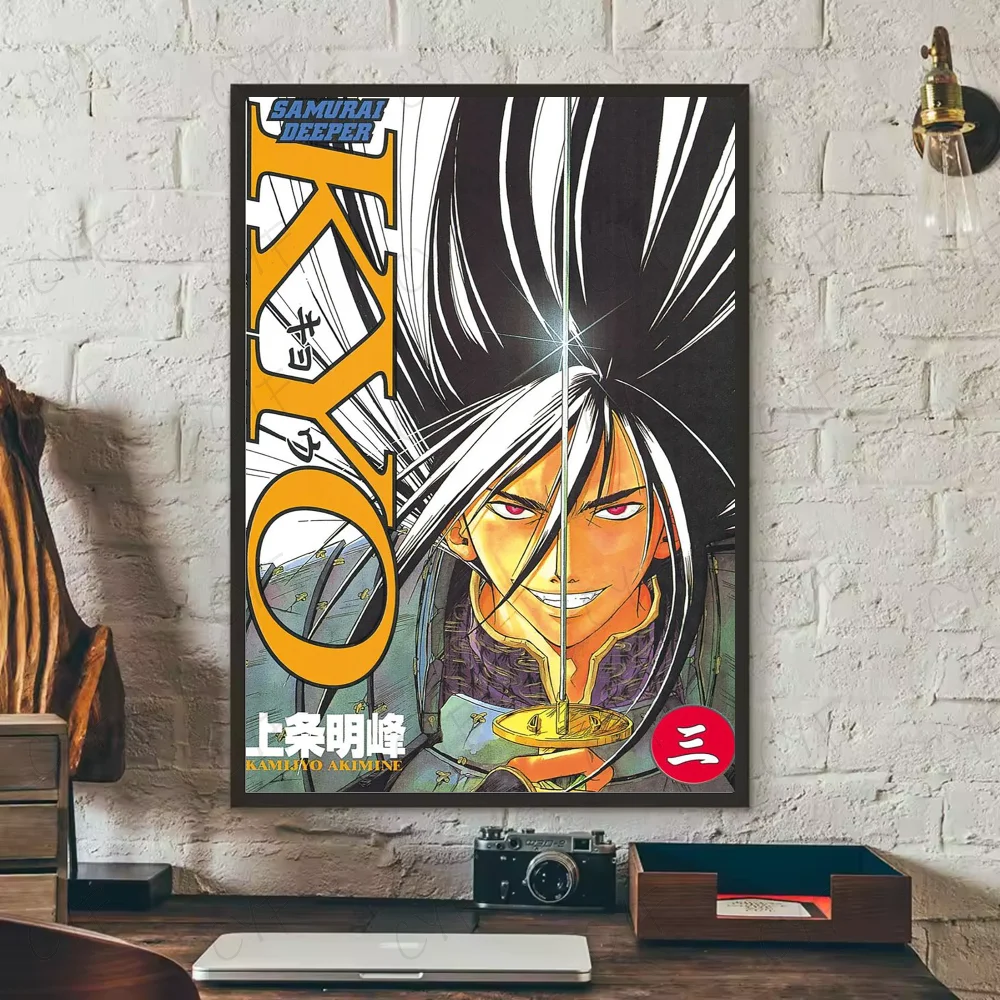 Samurai D-Deeper KYOS Comic Poster Wall Art Painting Sticker For Home Room Decoration Bedroom Decor Waterproof Posters
