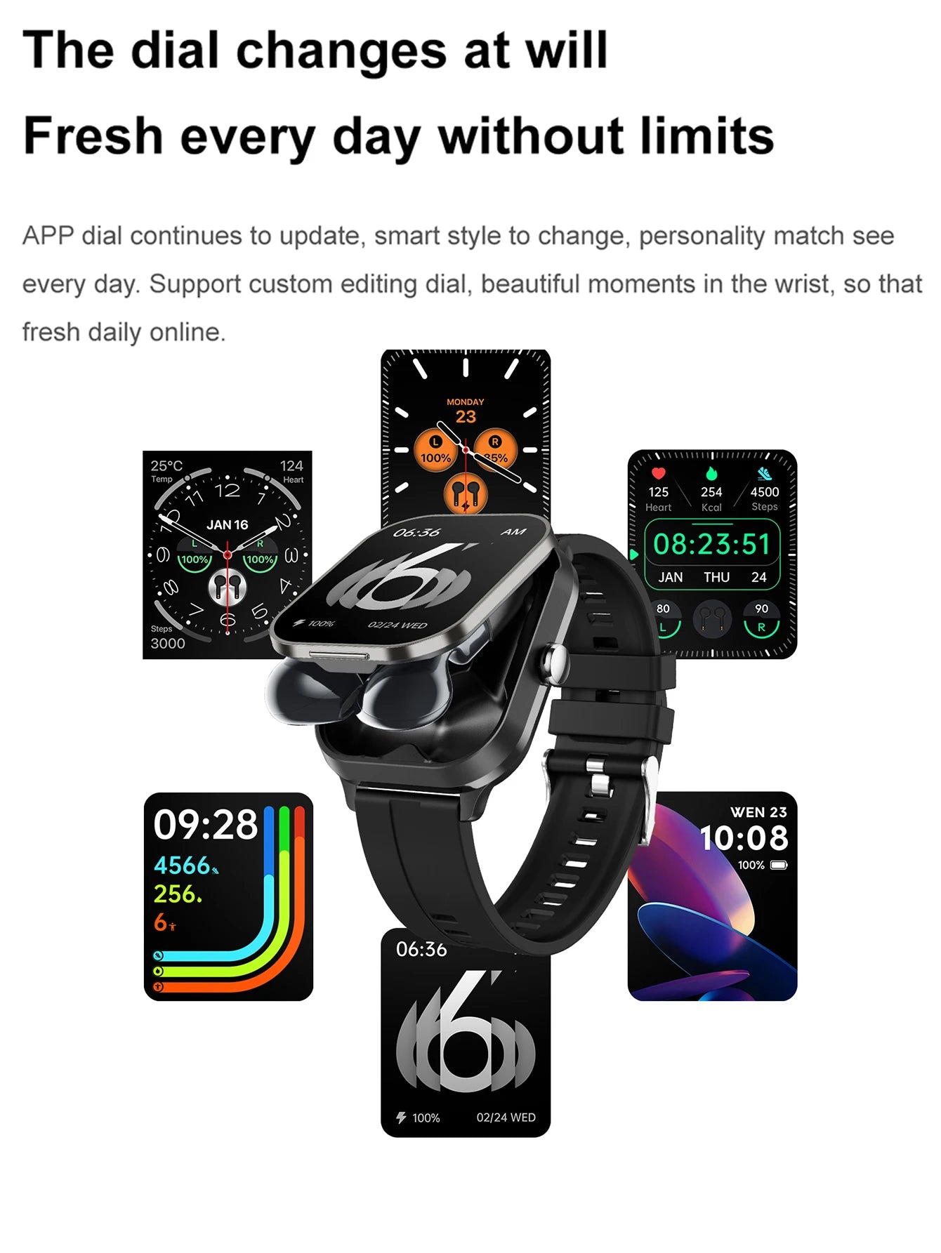 Đồng Hồ Thông Minh Nam 2in1 Gọi Điện, Đo Sức Khỏe