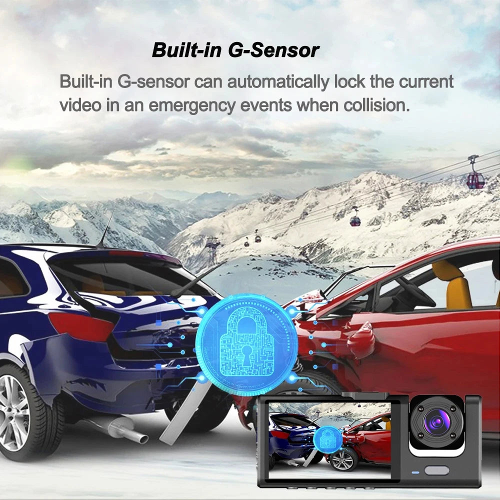 CamX3 - WIFI Car Dash Cam, 2/3 Lenses