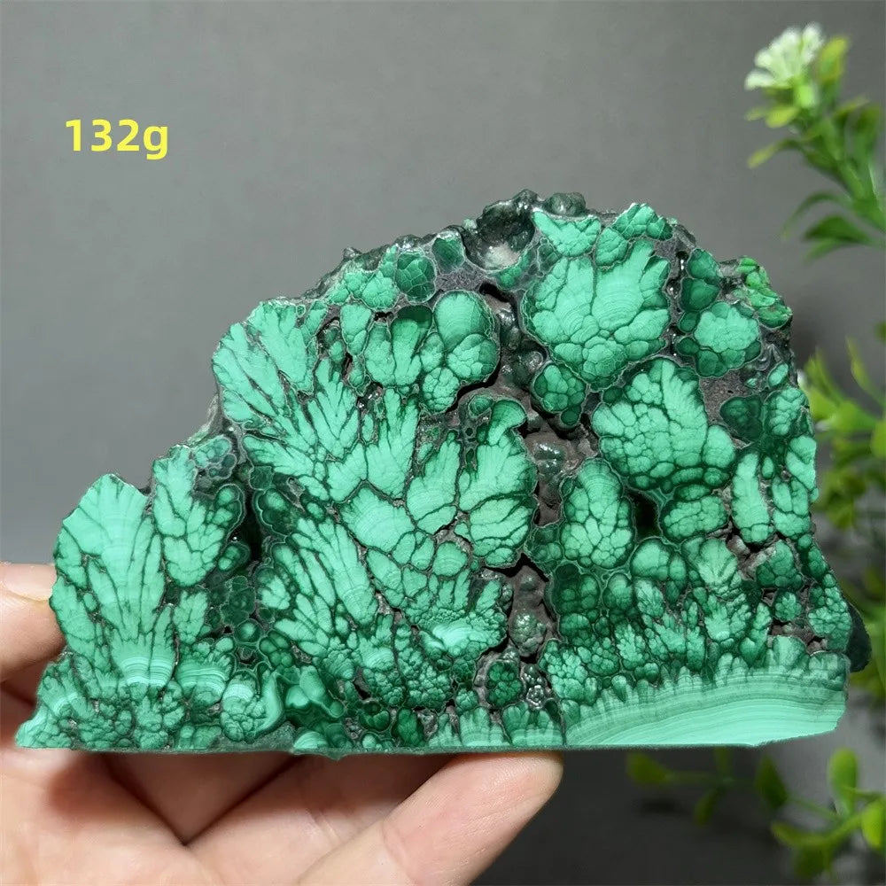 Thiên Nhiên Đá Malachite Sống Thiền Trang Trí 50cm - Daisan Mart