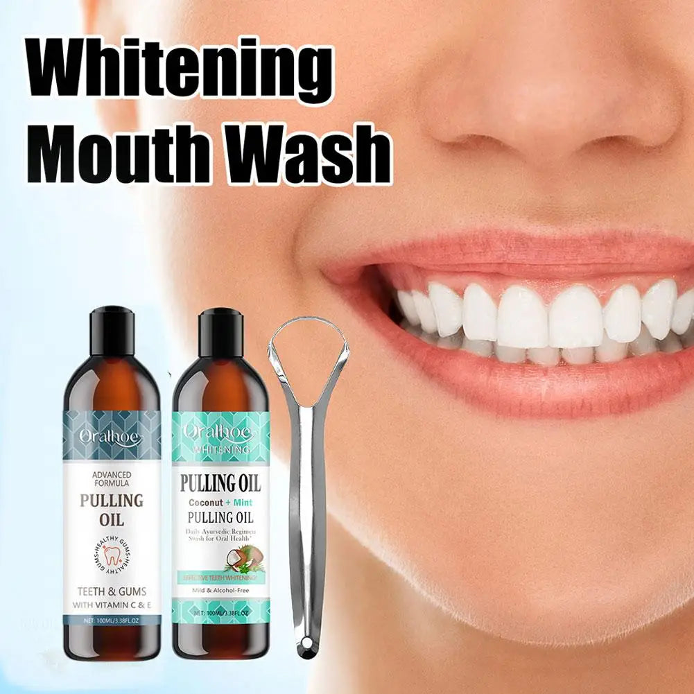 Nước Súc Miệng Dầu Dừa Bạc Hà Trắng Răng Thơm Miệng - Daisan Mart