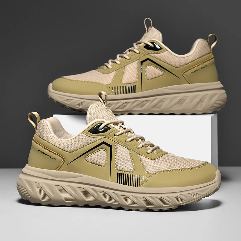 Men's Running Shoes Wide Sole Breathable Anti-Slip