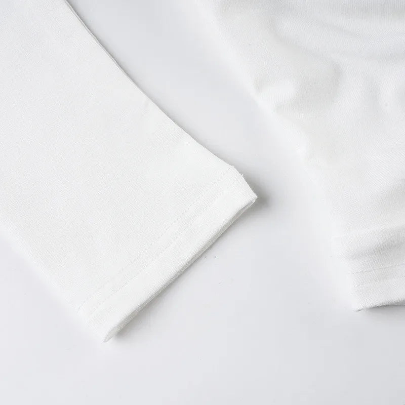 Áo Bodysuit Ren Trắng V Sâu Shestyle 2025 - Daisan Mart