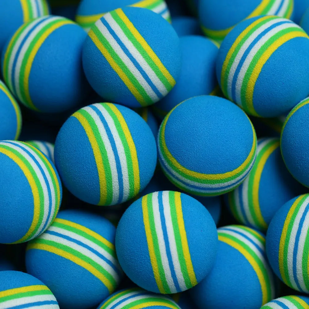Soft Foam Golf Balls 10 Multi-Color Practice Balls