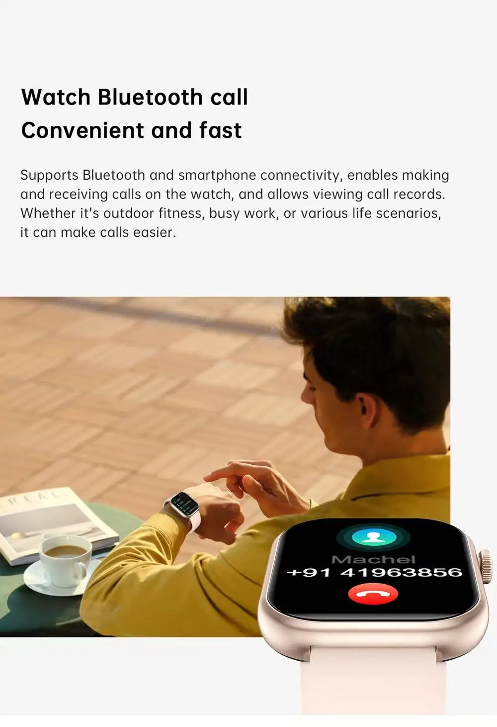 Đồng Hồ Thông Minh 10S AMOLED NFC GPS Chống Nước