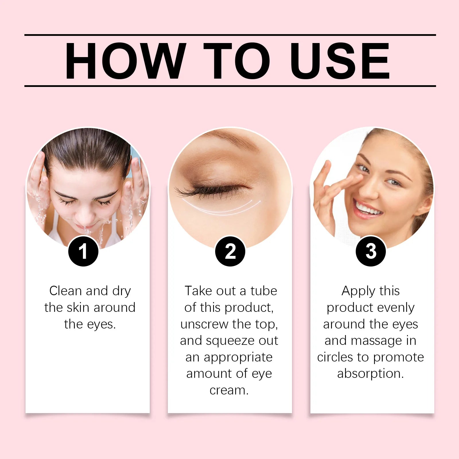 Anti-Wrinkle Eye Cream, Restores Elasticity of Eye Skin