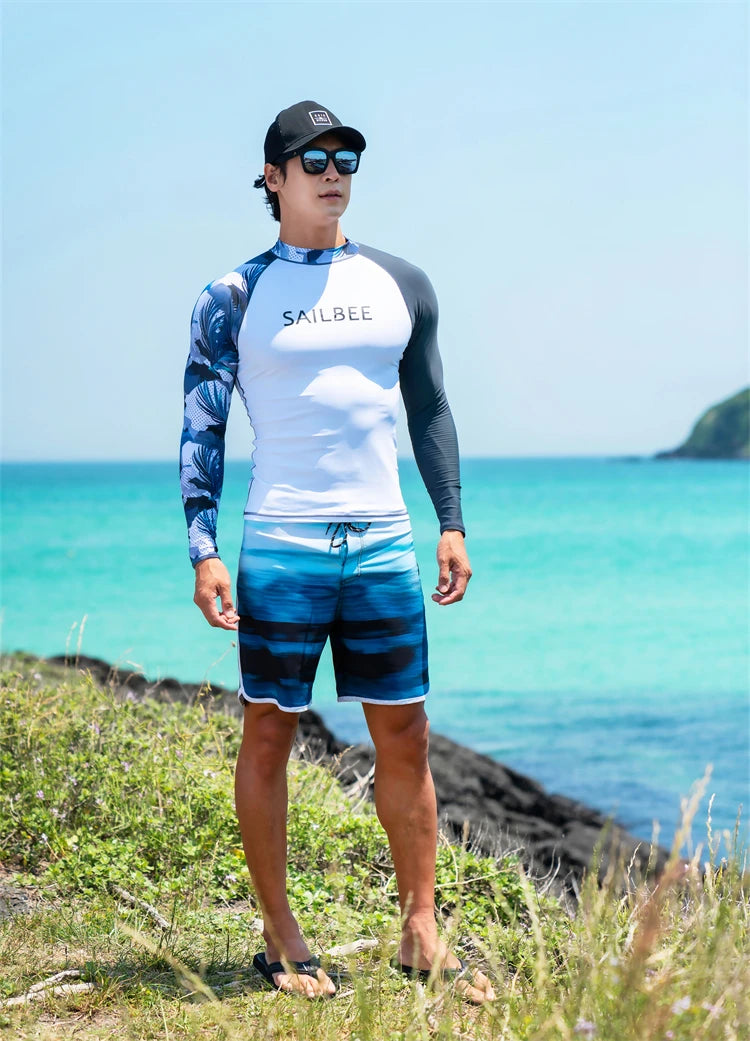 Áo Bơi Nam SAILBEE Chống UV - Lướt Sóng và Bơi Lội