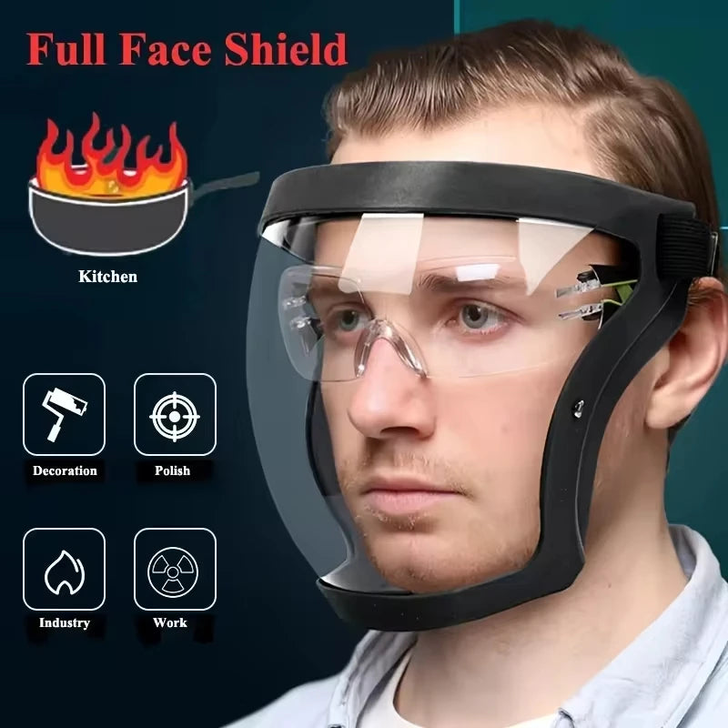 Adjustable Transparent Mask - Safe &amp; Reusable