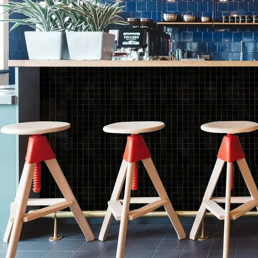3d Metal Mosaic Wall Panel Kitchen Backsplash Tiles Peel and Stick SoundProof Wallpaper Background Wall Stickers for Bathroom