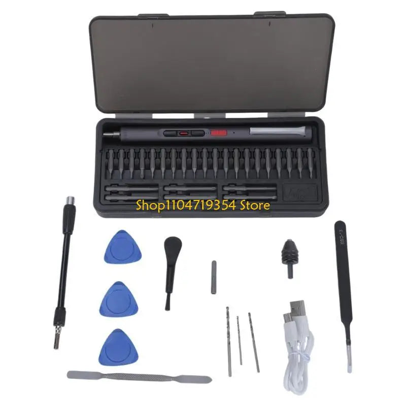 CS1902A Cordless Electric Screwdriver 1.5Nm Mini Tools USB Charging 3.7V Electric Screwdriver Variable Speed