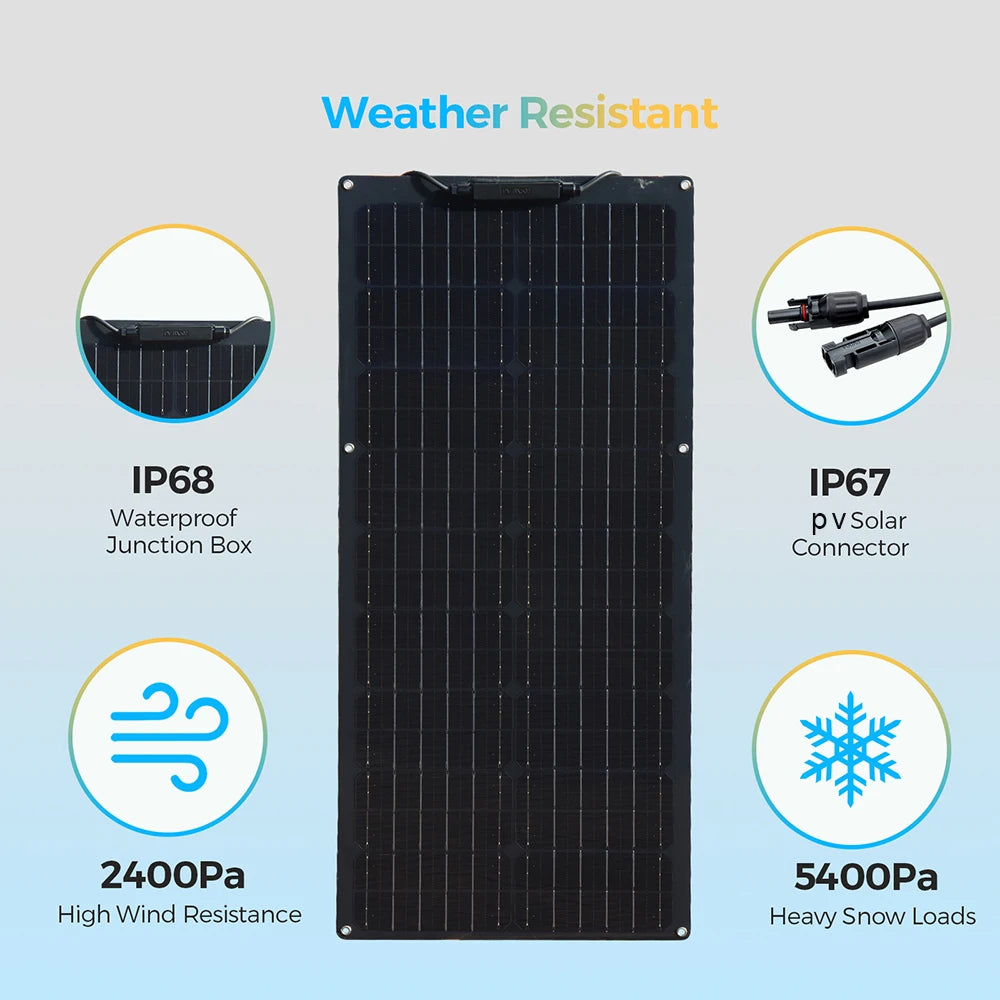 XINPUGUANG solar panel complete kit 12v /24V photovoltaic panel 50W 100W cells Solar Battery Charger Car Boat House balcony