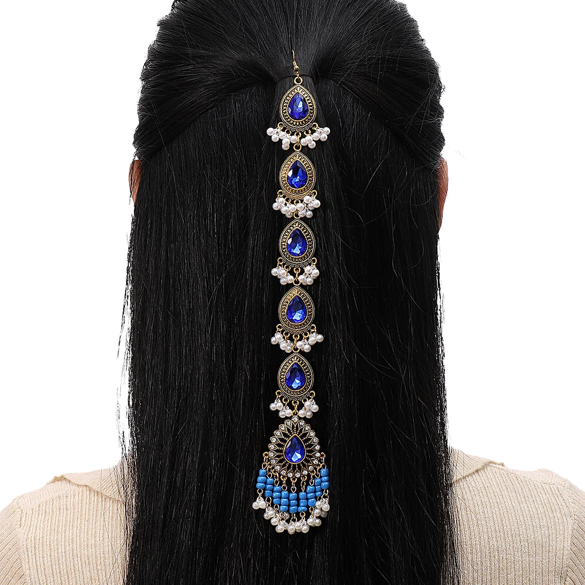 Luxurious Women's Boho Rhinestone Hair Clip