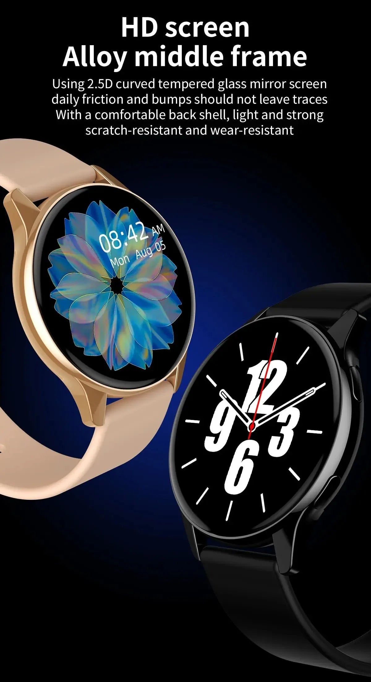 Đồng Hồ Thông Minh 2025 Màn Hình Tròn AMOLED Bluetooth - Daisan Mart
