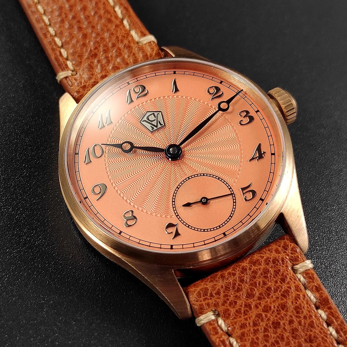 Đồng Hồ Cơ Nam Guilloché Kim Xanh Seagull ST3621