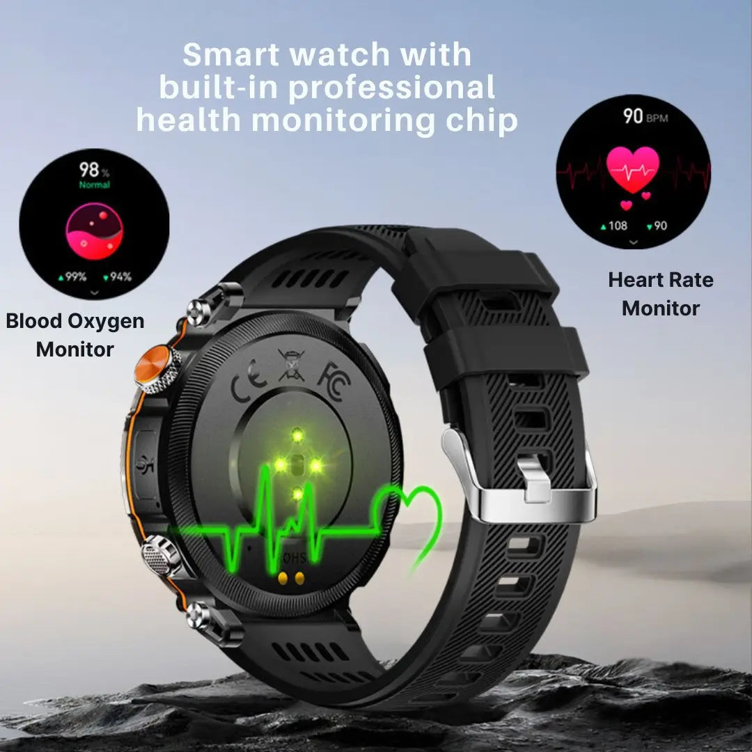 Men's Smart Watch - Call, Compass, LED, Sports