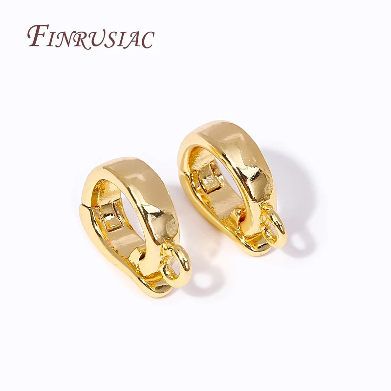 18K Jewelry Clasp: Gold Plated Links For Necklaces