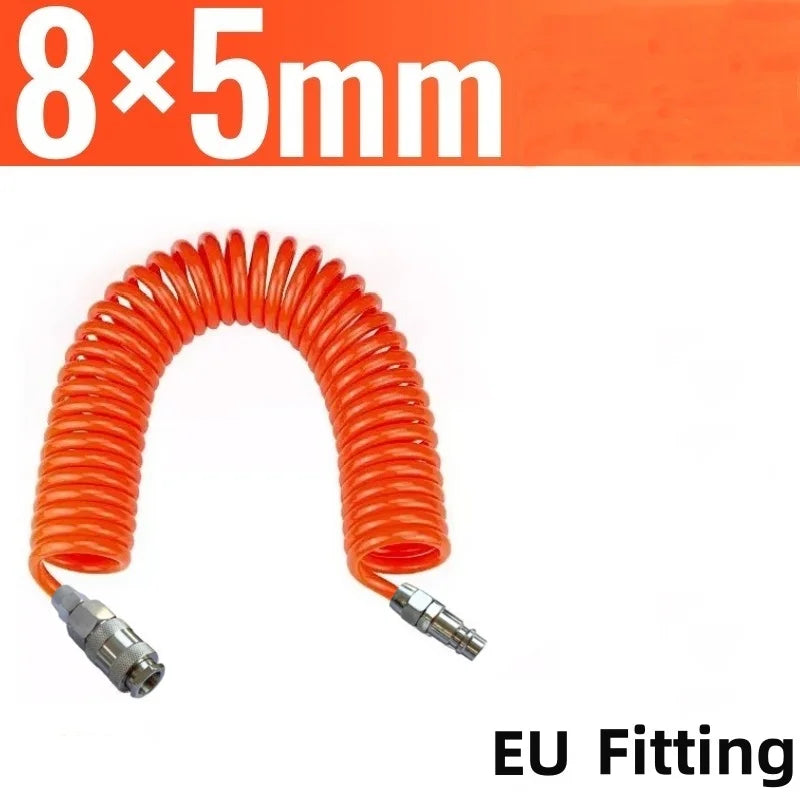Ống Nén Khí PU Xoắn Áp Suất Cao 3M-12M EU/JP - Daisan Mart
