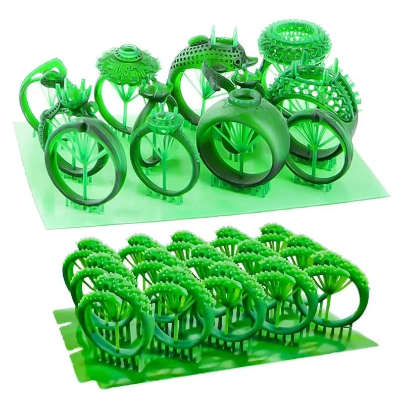 3D Printed Plastic Jewelry Casting, Shiny, No Air Bubbles