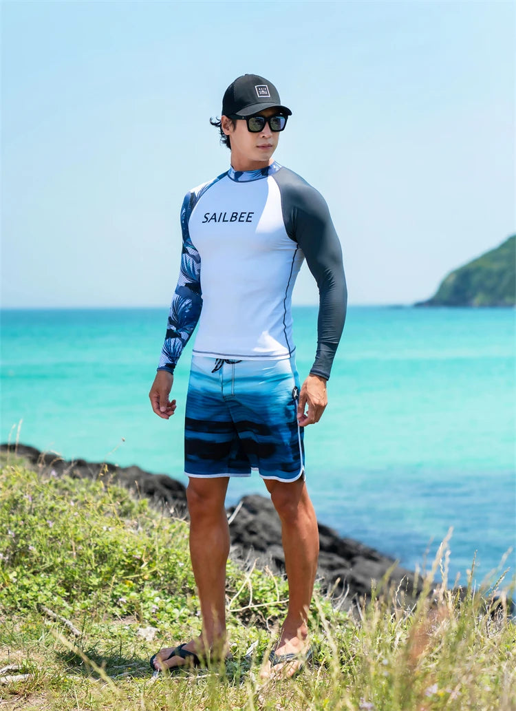 Áo Bơi Nam SAILBEE Chống UV - Lướt Sóng và Bơi Lội