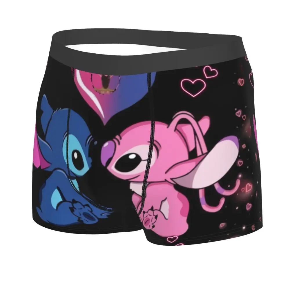 Quần Sịp Nam Lilo Stitch Thoải Mái Phong Cách Anime