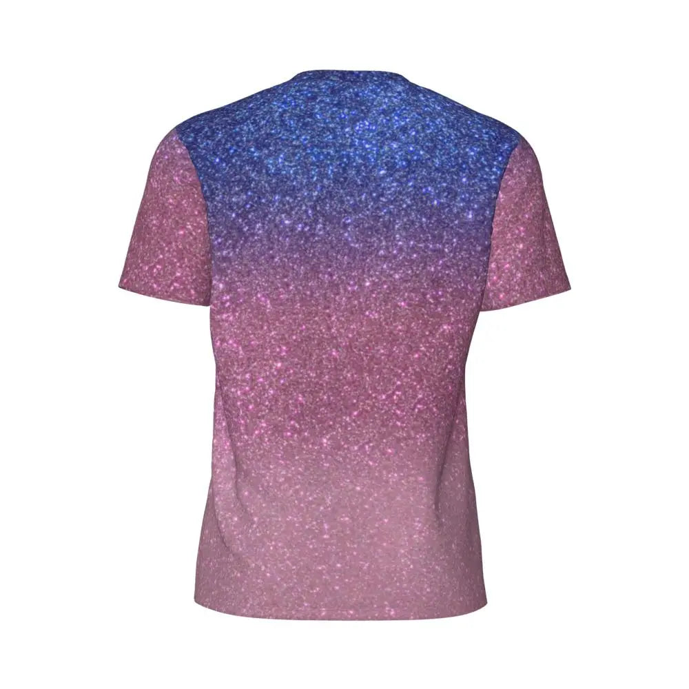 Áo Thun Nam Ombre Tím Hồng Thời Trang Hè Đầy Phong Cách