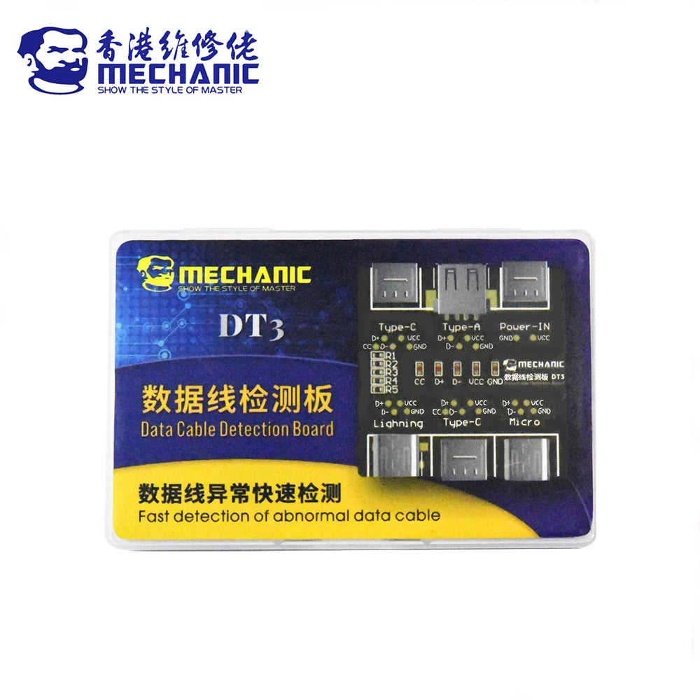 Bảng Test Cáp Đa Năng MECHANIC DT3 Cho iOS Android - Daisan Mart