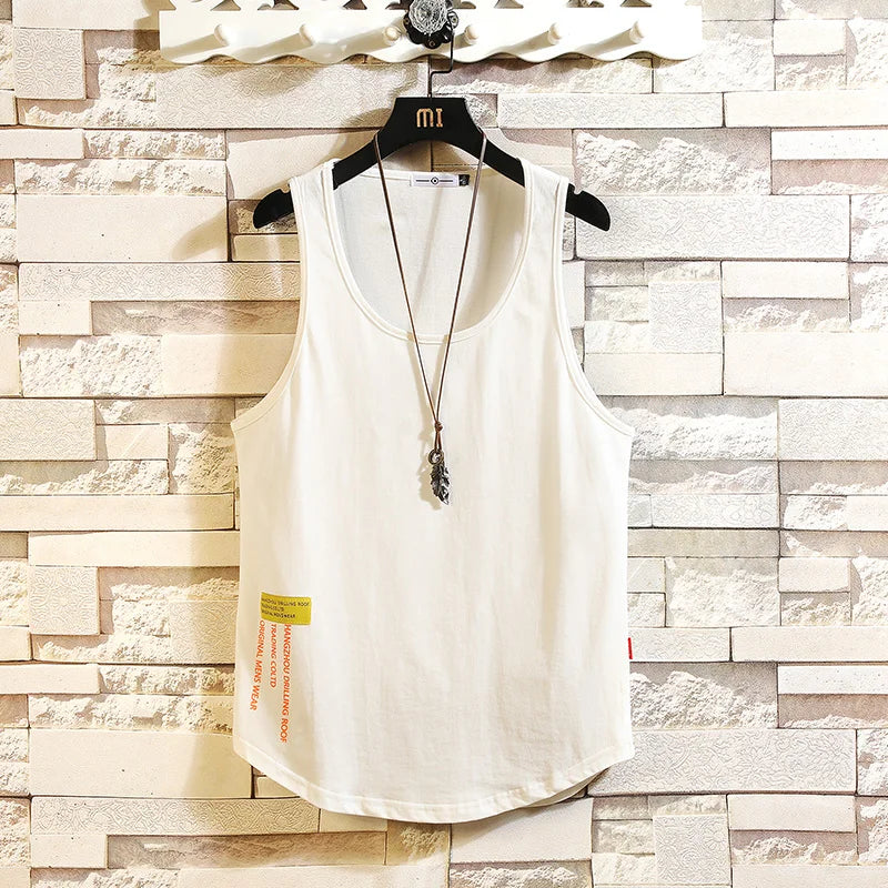 Áo Tanktop Thể Hình Nam, Vải Cotton Dáng Rộng Mùa Hè - Daisan Mart