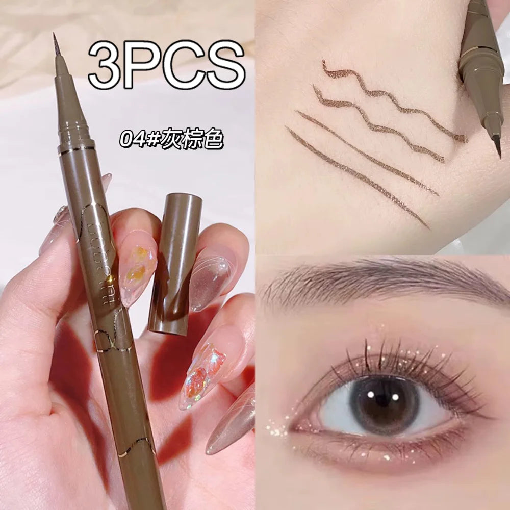 Slim Brown Eyeliner Waterproof Long Lasting Smudge-proof
