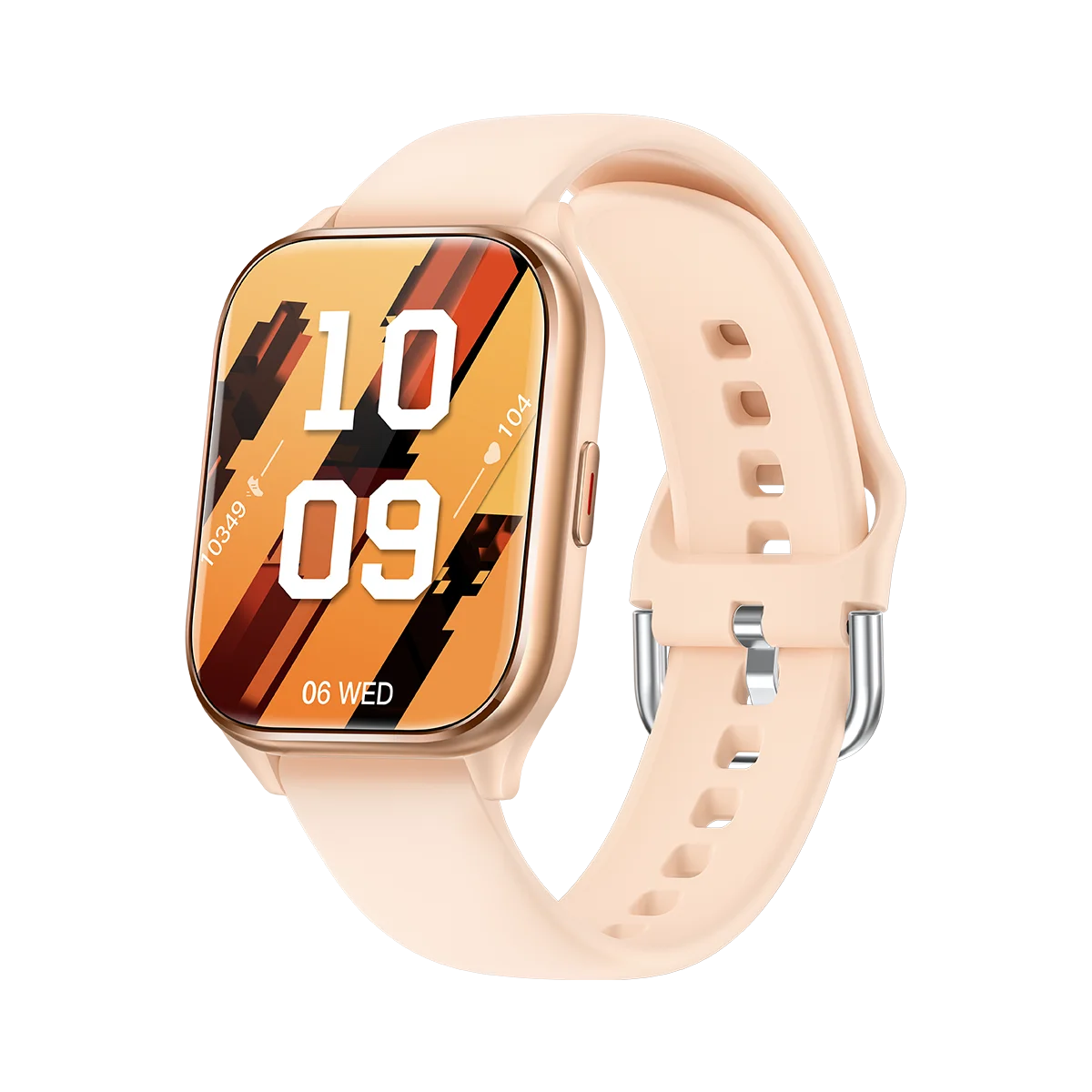 Women's Gold Smartwatch: Bluetooth Calling, Waterproof, Hebrew