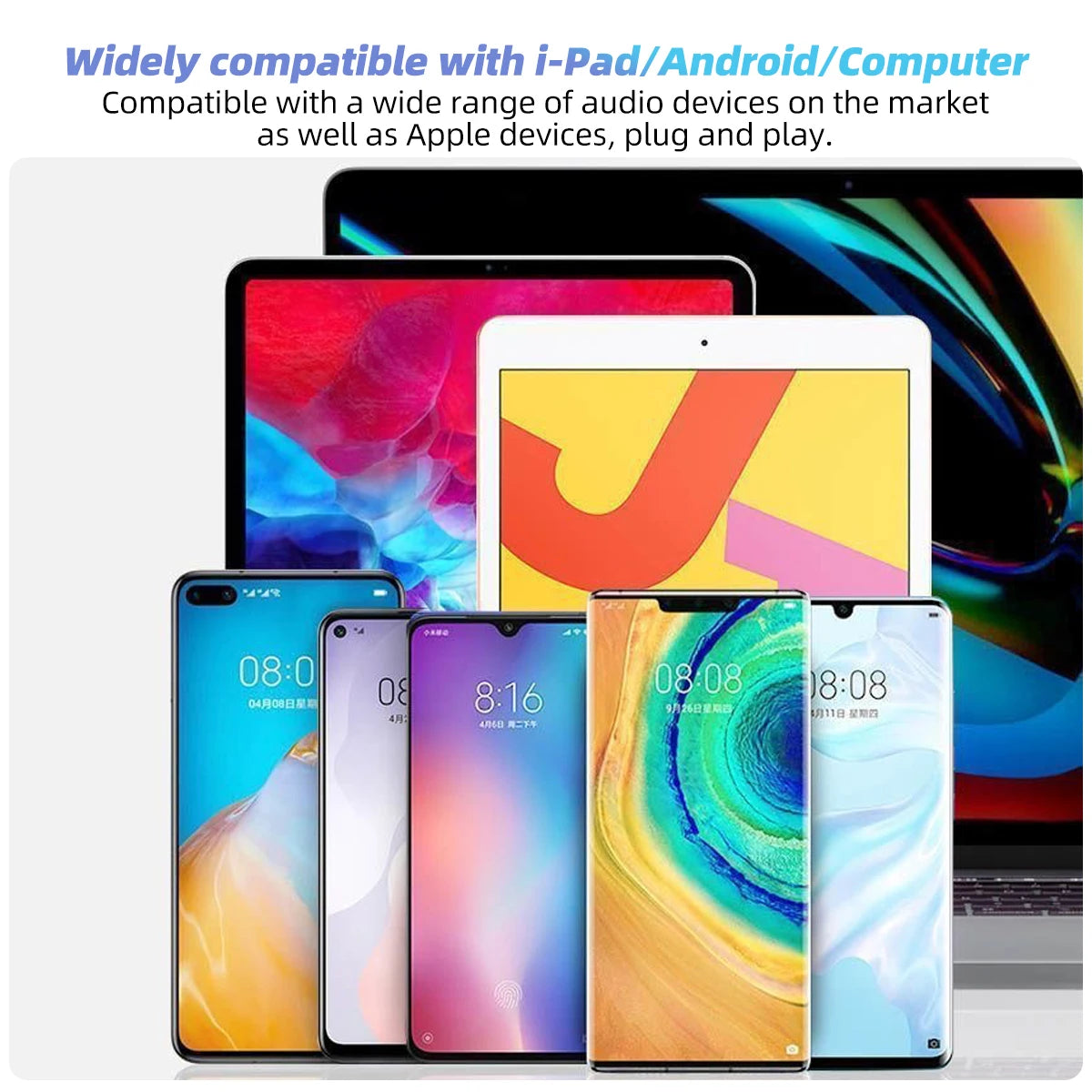 Type C In-Ear Headphones With Mic For iPhone &amp; Android